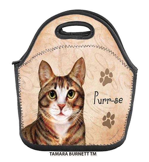 Tuxedo Tortoiseshell/White - Lunch Bag image